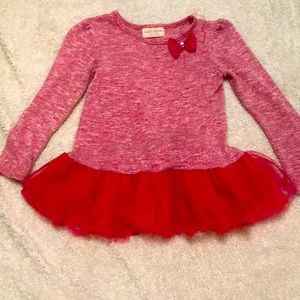 Cute New Years pink dress pink with bow